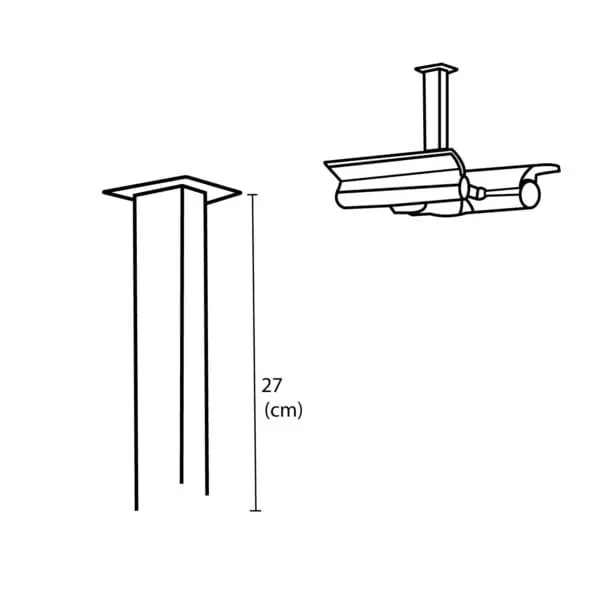 Brackets For Ceiling Mounting Of a Pair Of Wall Reflecting Eyelid Heaters. Heaters Are Not Included, But Must Be Purchased Separately. - Image 5