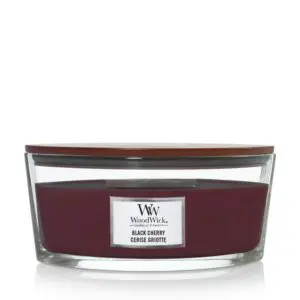 WoodWick Black Cherry Candle – Premium Ellipse (50h)