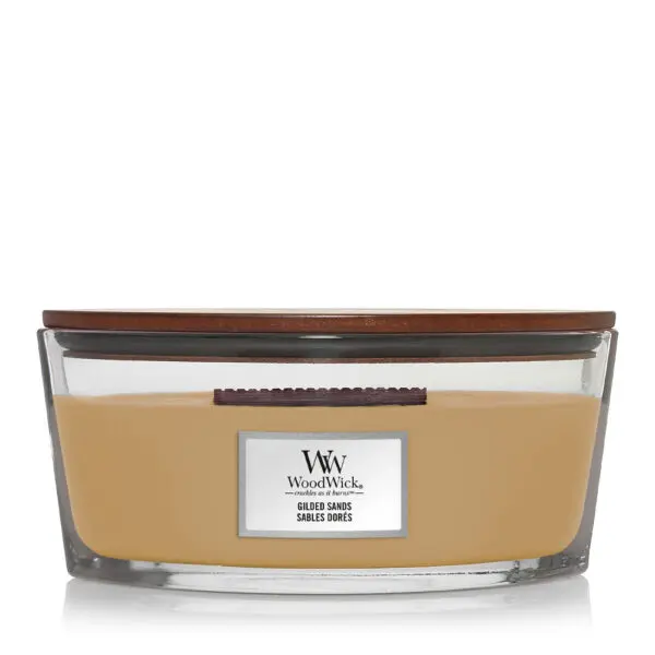 WoodWick Gilded Sands Candle – Premium Ellipse (50h)