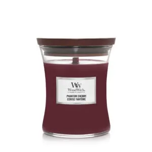 WoodWick Phantom Cherry Candle – Premium Medium (60h)