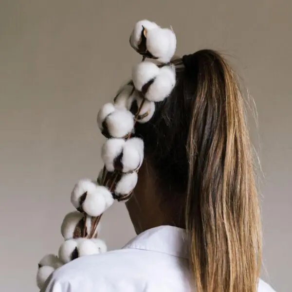 Dekoflower Cotton Branch – Exclusive Timeless 80 cm - Image 2