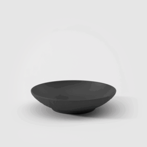 Elegant soup plate, manufacture rock black, 24cm – Luxury Tableware by V&B