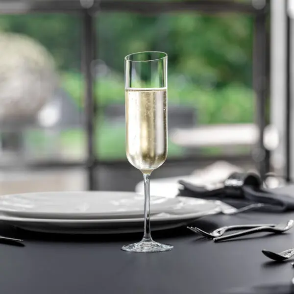 Elegant Cava Glass Set 4pcs. NEW MOON – Luxury Tableware by V&B
