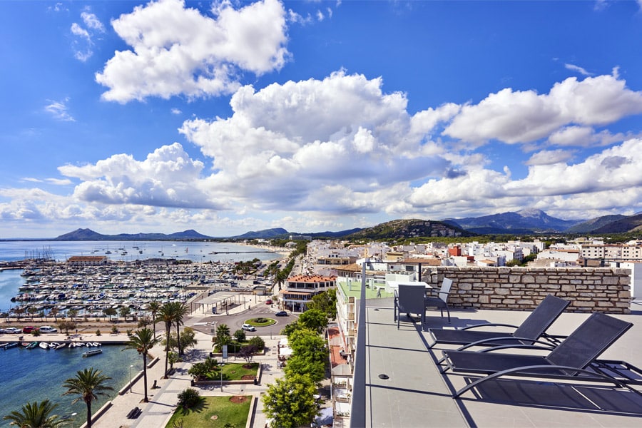 Lovely hotel in Puerto Pollensa. Hotel with roof terrace . Stay at Hotel Daina in Puerto Pollensa. Palmallorca.com - Your Mallorca Community