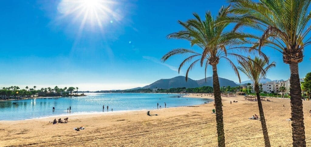 Alcudia in Mallorca with Palmallorca