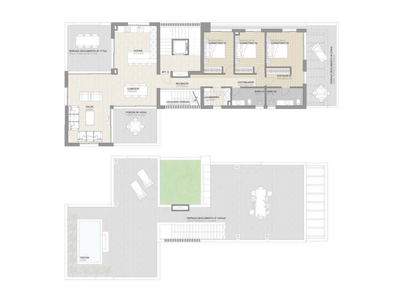 Floorplan Bellver Park Apartment G