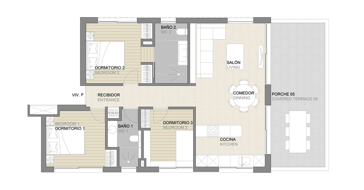 Luxury Apartments in Bellver Oaks in Palma with Palmallorca
