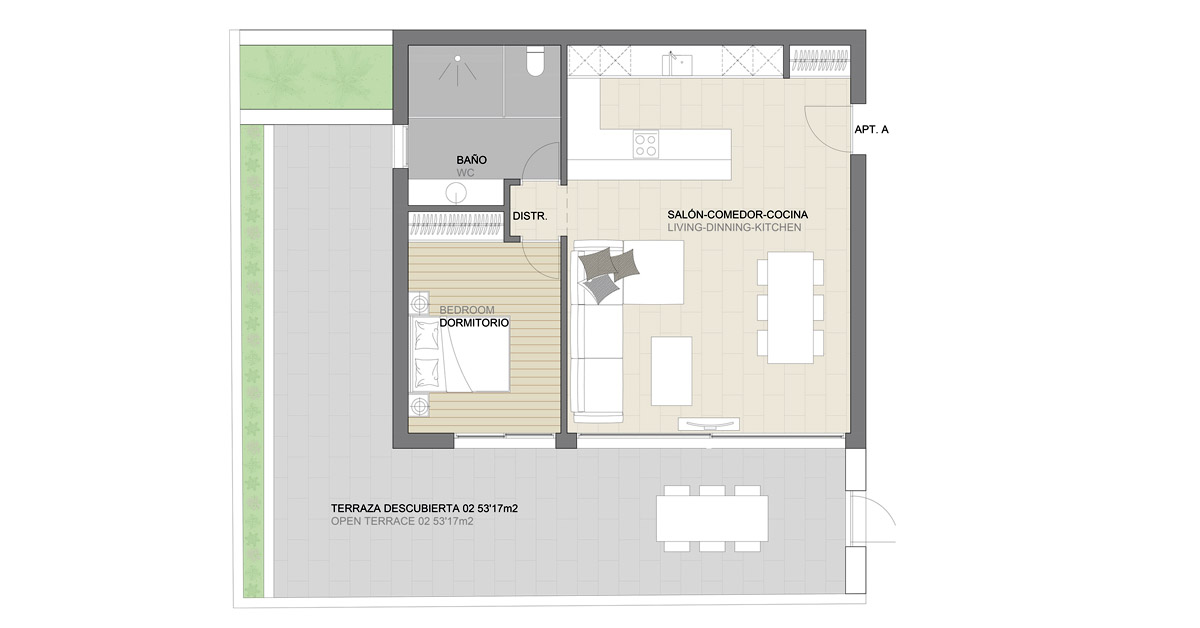 Luxury Apartments in Bellver Oaks in Palma with Palmallorca
