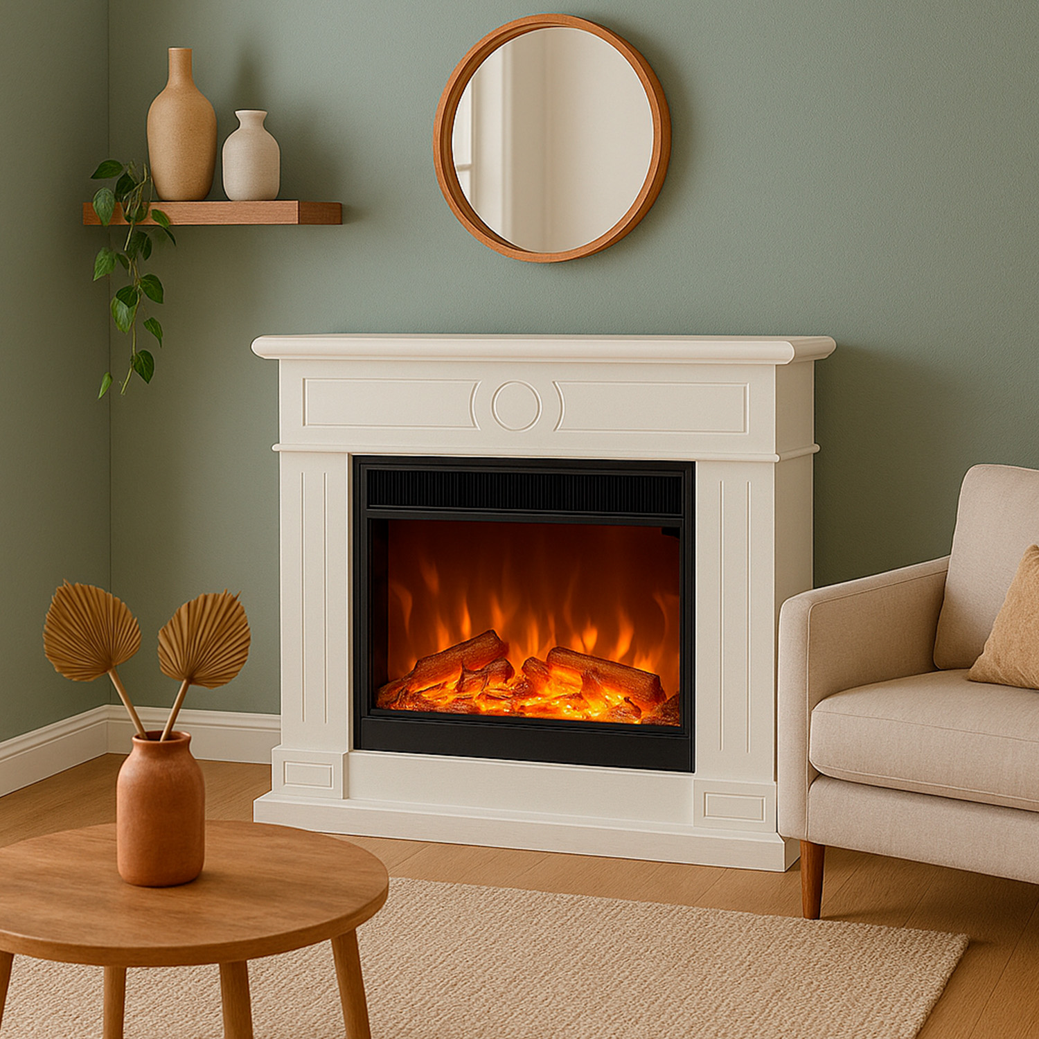 Elegant Fireplace 1500W | SINED - Image 3