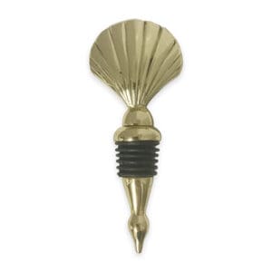 Brass Shell Bottle Stopper
