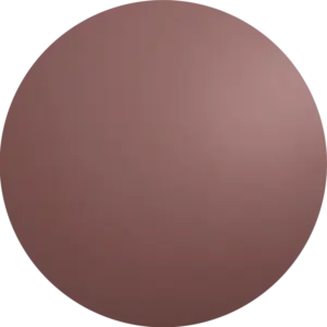 placemat round, plum in vegan leather