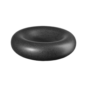 bowl, black iron