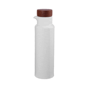oil and vinegar bottle, white