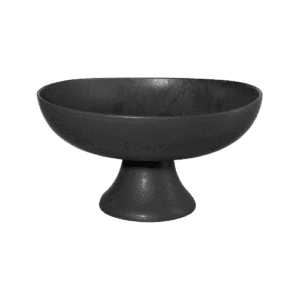 Fruit bowl Black with foot