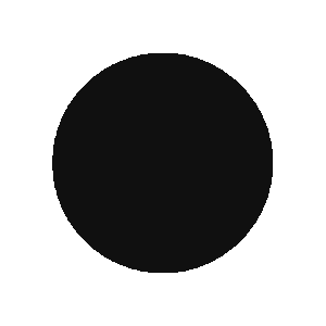 placemat, black, vegan leather, round