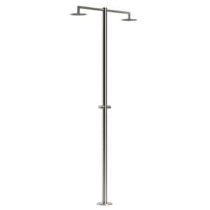 Modern Double Sided Outdoor Shower 316L | SINED