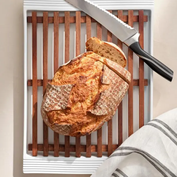 bread cutting board, white - Image 4