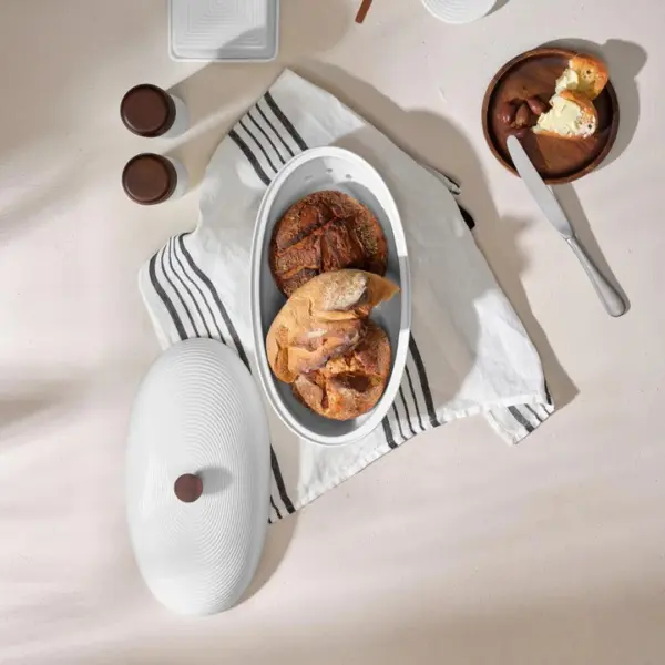 bread pot, white - Image 2