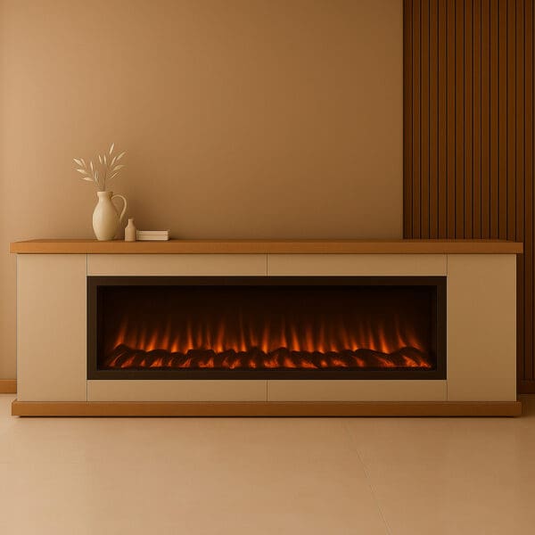 Modern Fireplace furniture, 1500W | SINED - Image 3