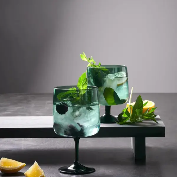 stem glass, Sarabi green, set of 6 pieces - Image 3