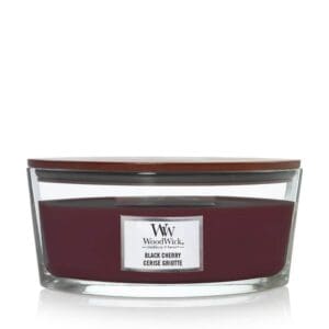 WoodWick Black Cherry Candle – Premium Ellipse (50h)