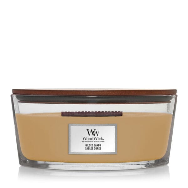 WoodWick Gilded Sands Candle – Premium Ellipse (50h)