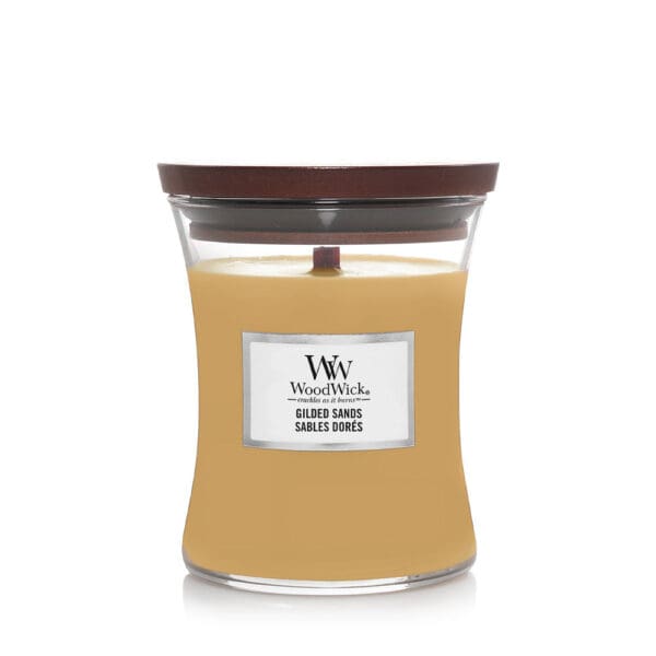 Lush WoodWick Gilded Sands Candle – Premium Medium (60h)