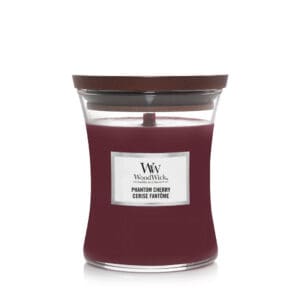 Exclusive WoodWick Phantom Cherry Candle – Premium Medium (60h)