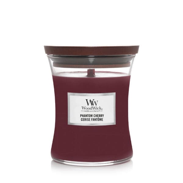 Exclusive WoodWick Phantom Cherry Candle – Premium Medium (60h)
