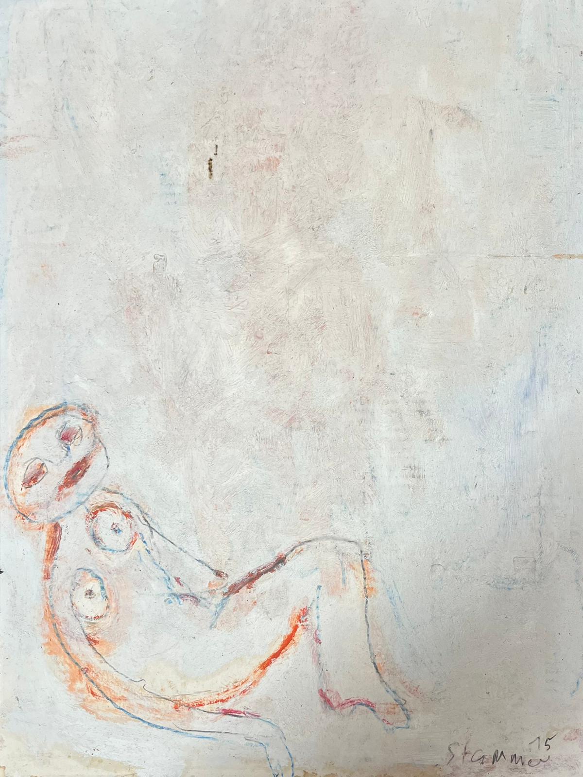 Reinhard Stammer EXHAUSTED 2015 original mixed media artwork