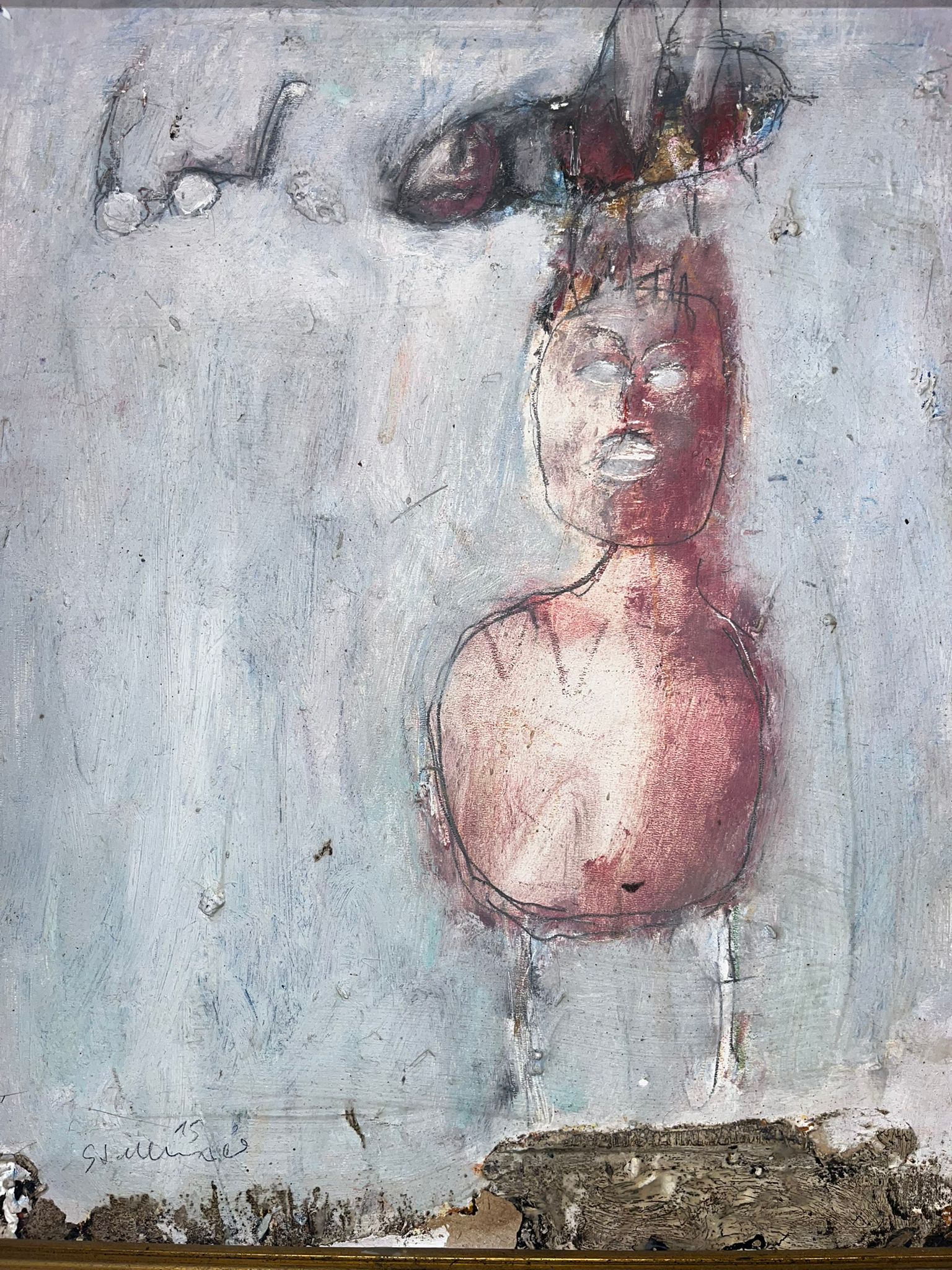 Reinhard Stammer LOST GLASSES 2015 original artwork