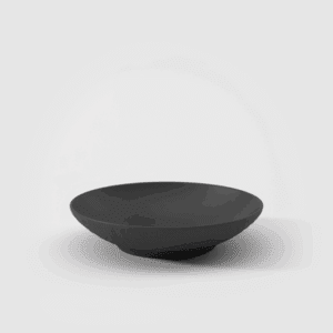 Elegant soup plate, manufacture rock black, 24cm – Luxury Tableware by V&B