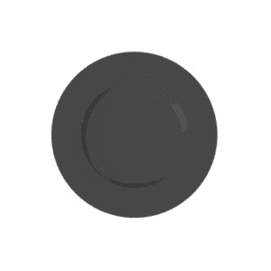 Elegant desert plate manufacture rock black 22cm – Luxury Tableware by V&B