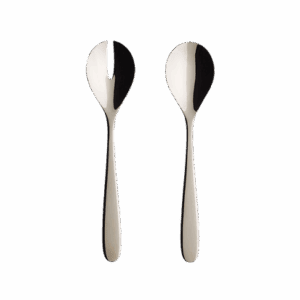 Elegant Daily Line Salad servers. 2pcs – Luxury Tableware for Inspired Living