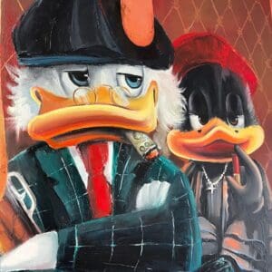 Margo Murashko, Oil on Canvas - Theme from Bonny & Clyde